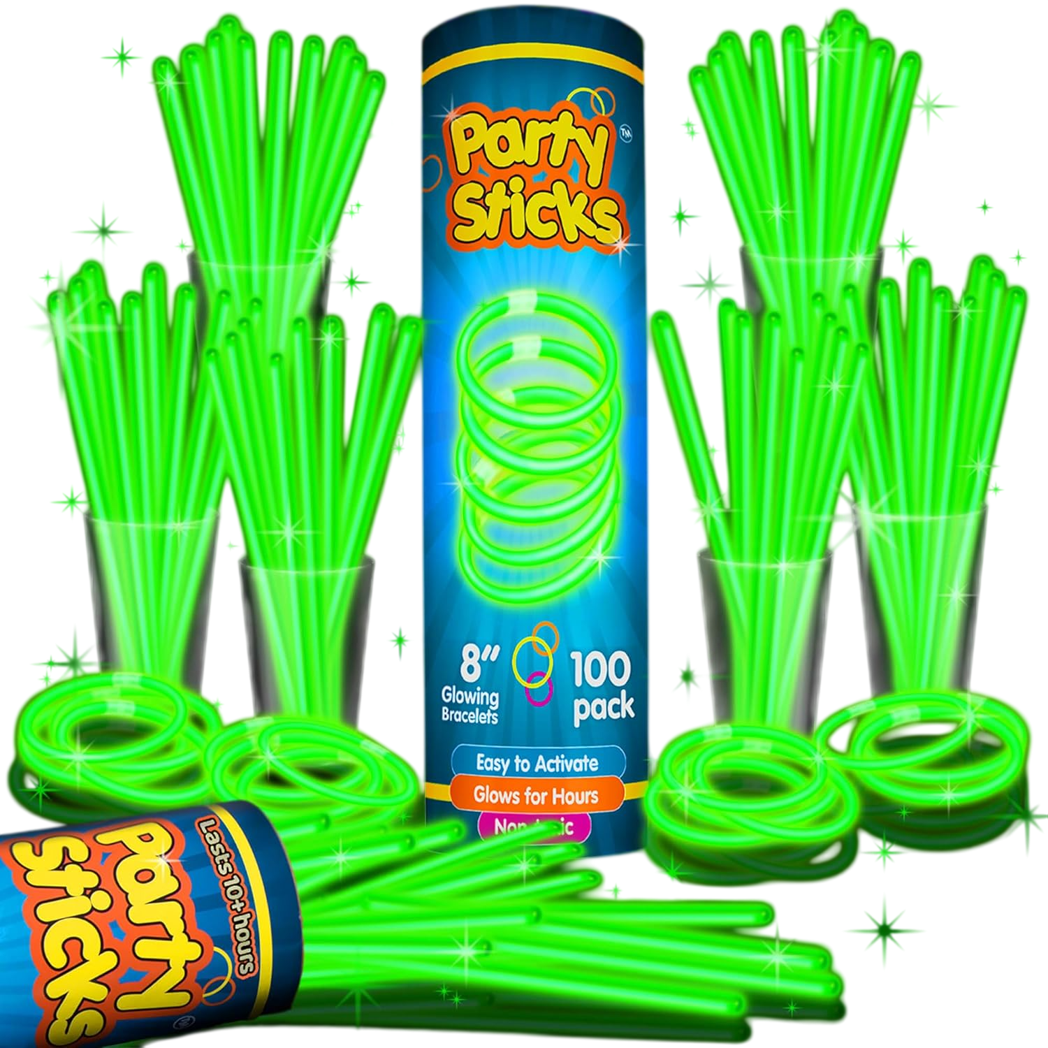Glow Sticks Supplies 1000 pack by PartySticks